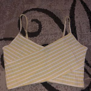 Striped Cropped Tank Top